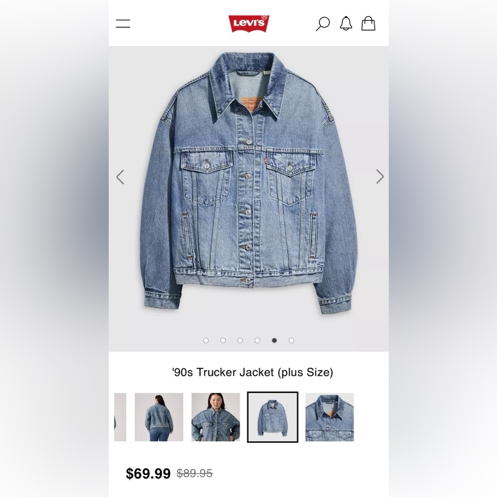 Levi's Plus Size Trucker Denim Jacket